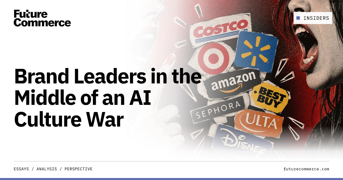 Brand Leaders in the Middle of an AI Culture War