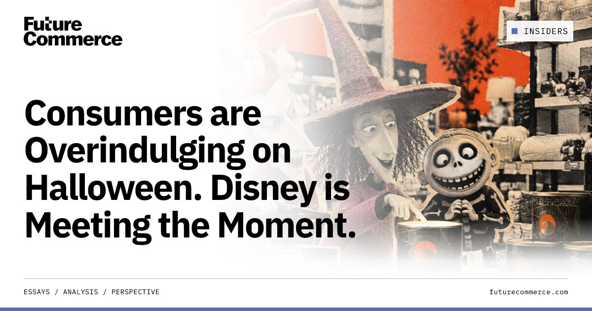 Consumers are Overindulging on Halloween. Disney is Meeting the Moment.